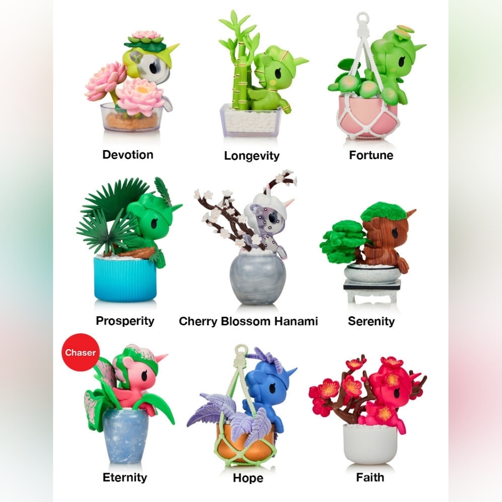 Tokidoki Botanical Harmony Unicorno Cherry Blossom Hanami Faith - Picture 7 of 7